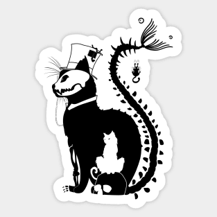 Black Cat Sticker